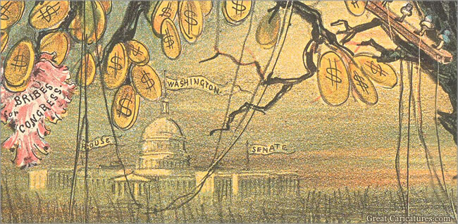 The Deadly Upas Tree of Wall Street (detail) by Joseph Keppler