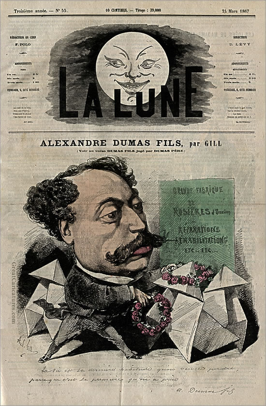 Alexandre Dumas Fils by André Gil