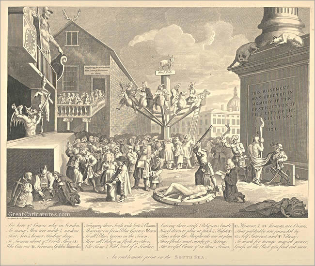 The South Sea Scheme by William Hogarth