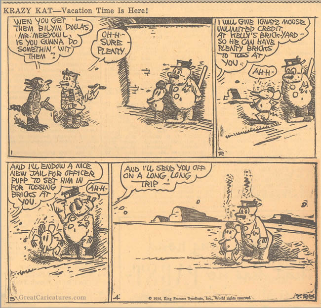 Krazy Kat, July 25, 2025