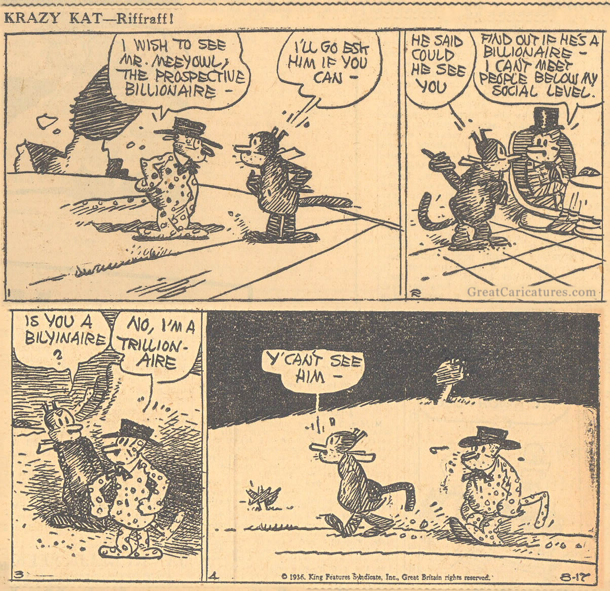 Krazy Kat, August 15, 2025
