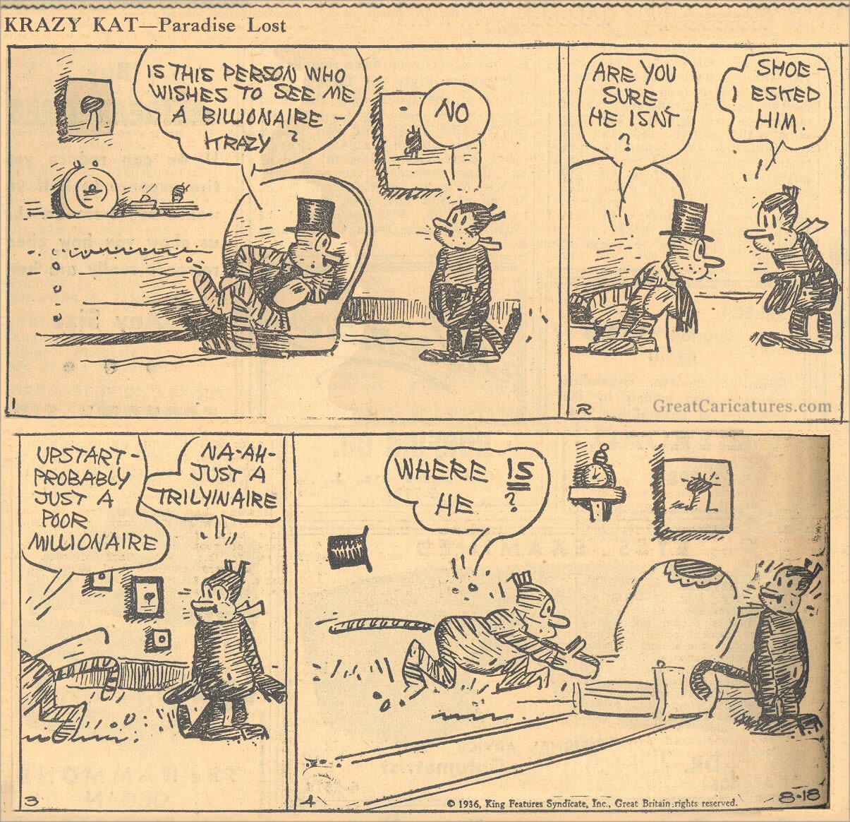 Krazy Kat, August 18, 2025