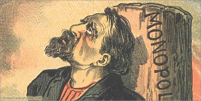 Licensed Wreckers – In the Hands of the Receivers by Joseph Keppler (detail)