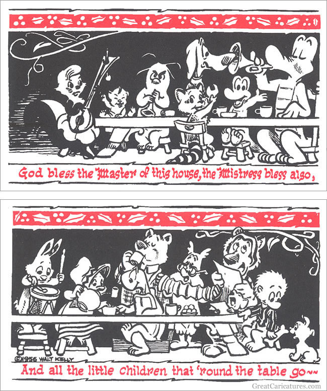 1956 Pogo Christmas Card
