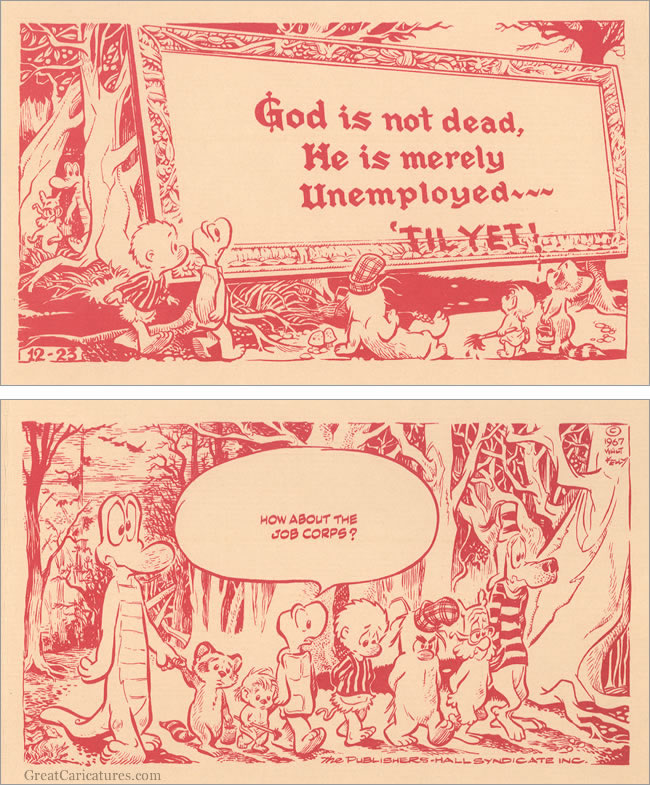 1967 Pogo Christmas Card details