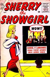 Sherry the Showgirl #2 (Sept. 1956). Cover art...