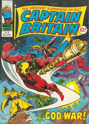 Captain Britain (vol. 1) #36 (1977). Art by Pa...