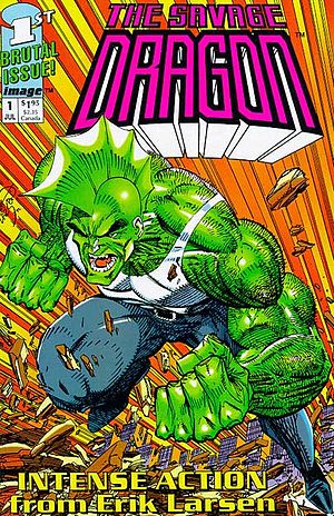Cover to The Savage Dragon (original miniserie...